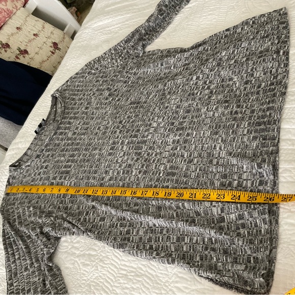 LILLY MORGAM, MULI COLOUR GREY & BLACK LONG SLEEVE SWEATER, SIZE: 2X - Picture 7 of 10